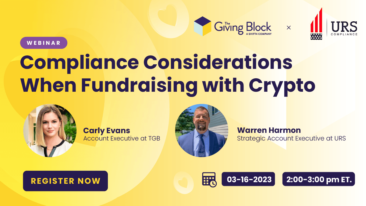 Compliance Considerations When Fundraising with Crypto Webinar